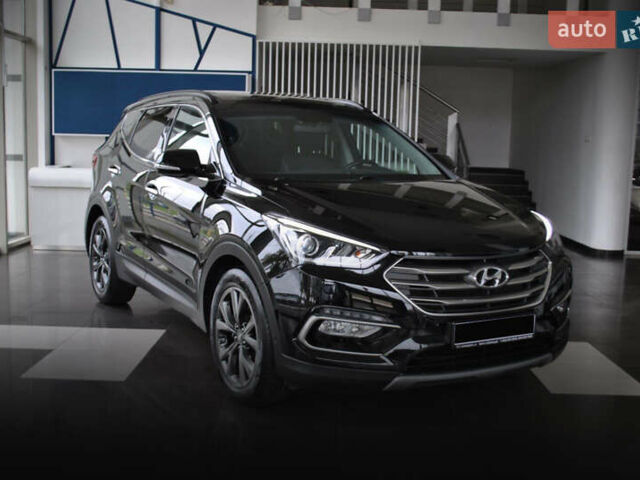 Черный Хендай Санта Фе, объемом двигателя 2.2 л и пробегом 130 тыс. км за 23500 $, фото 1 на Automoto.ua