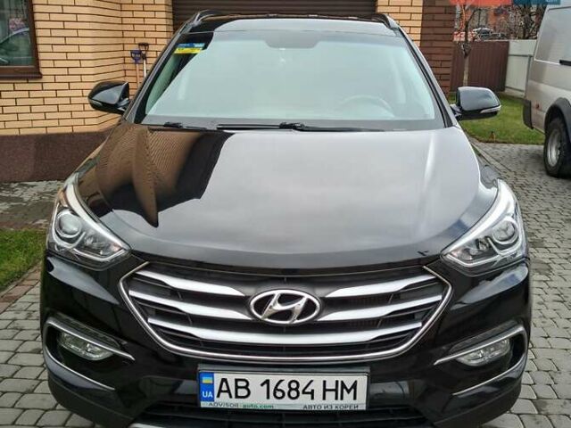 Черный Хендай Санта Фе, объемом двигателя 2 л и пробегом 200 тыс. км за 19500 $, фото 2 на Automoto.ua