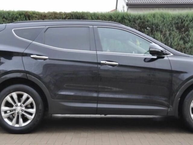 Черный Хендай Санта Фе, объемом двигателя 2 л и пробегом 100 тыс. км за 8300 $, фото 2 на Automoto.ua