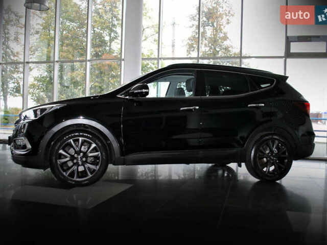 Черный Хендай Санта Фе, объемом двигателя 2.2 л и пробегом 130 тыс. км за 23500 $, фото 13 на Automoto.ua