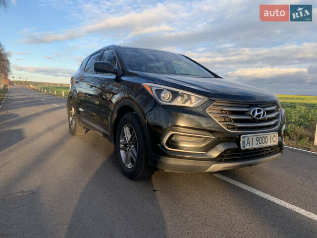 Черный Хендай Санта Фе, объемом двигателя 2.4 л и пробегом 296 тыс. км за 14750 $, фото 1 на Automoto.ua
