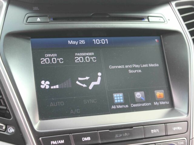 Черный Хендай Санта Фе, объемом двигателя 2.2 л и пробегом 115 тыс. км за 23999 $, фото 19 на Automoto.ua