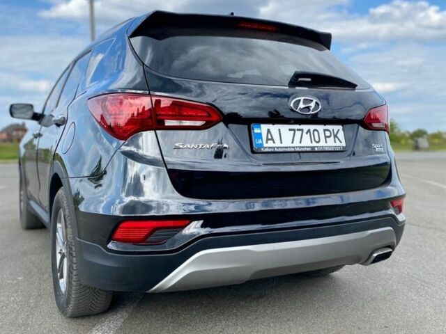 Черный Хендай Санта Фе, объемом двигателя 2.4 л и пробегом 220 тыс. км за 15600 $, фото 7 на Automoto.ua