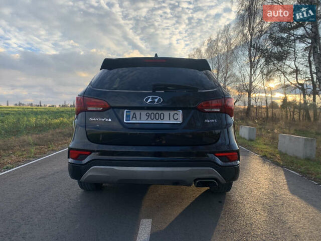 Черный Хендай Санта Фе, объемом двигателя 2.4 л и пробегом 296 тыс. км за 14750 $, фото 3 на Automoto.ua