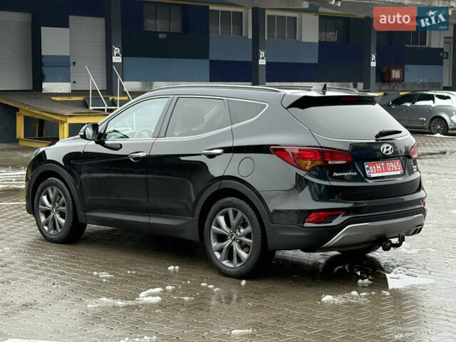 Черный Хендай Санта Фе, объемом двигателя 2.2 л и пробегом 188 тыс. км за 21750 $, фото 6 на Automoto.ua