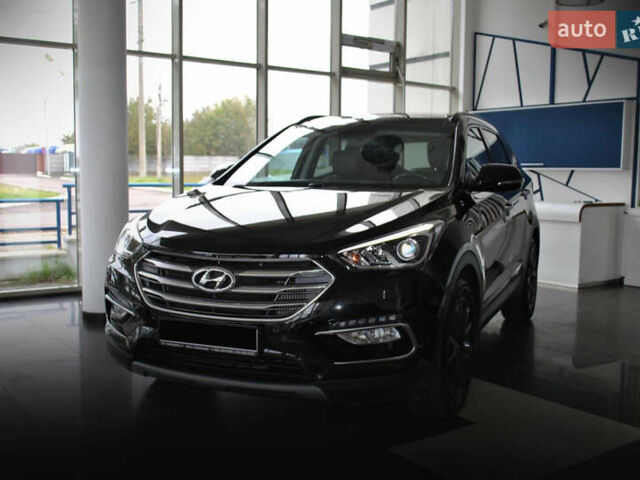 Черный Хендай Санта Фе, объемом двигателя 2.2 л и пробегом 130 тыс. км за 23500 $, фото 2 на Automoto.ua