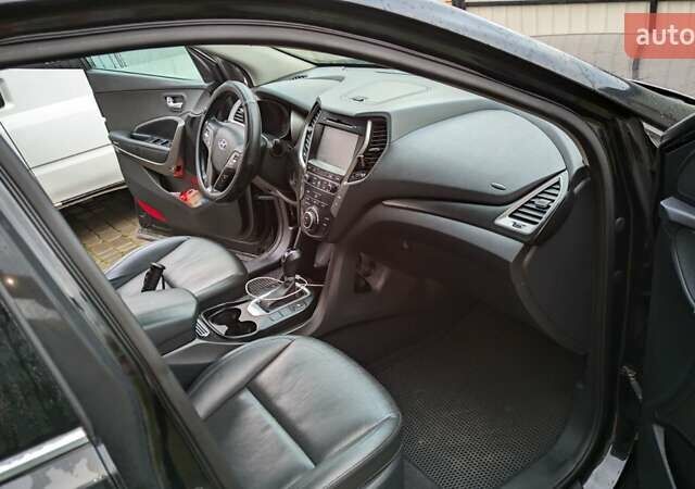 Черный Хендай Санта Фе, объемом двигателя 2 л и пробегом 200 тыс. км за 19500 $, фото 10 на Automoto.ua