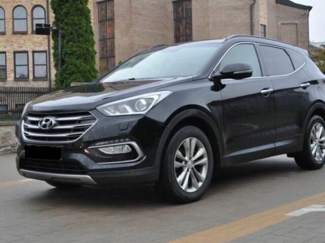 Черный Хендай Санта Фе, объемом двигателя 2 л и пробегом 100 тыс. км за 8300 $, фото 6 на Automoto.ua