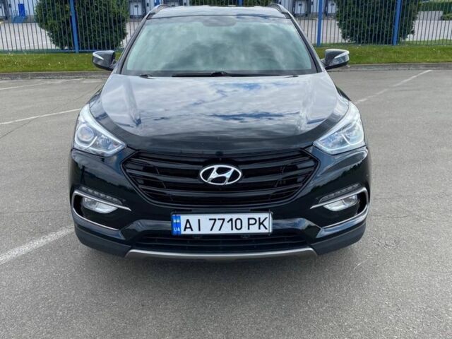 Черный Хендай Санта Фе, объемом двигателя 2.4 л и пробегом 220 тыс. км за 15600 $, фото 4 на Automoto.ua