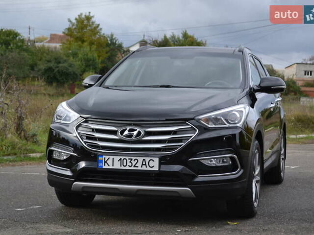 Хендай Санта Фе 2017 в Белой Церкве на Automoto.ua Черный Хендай Санта Фе, объемом двигателя 2.2 л и пробегом 122 тыс. км за 24500 $, фото 10 на Automoto.ua