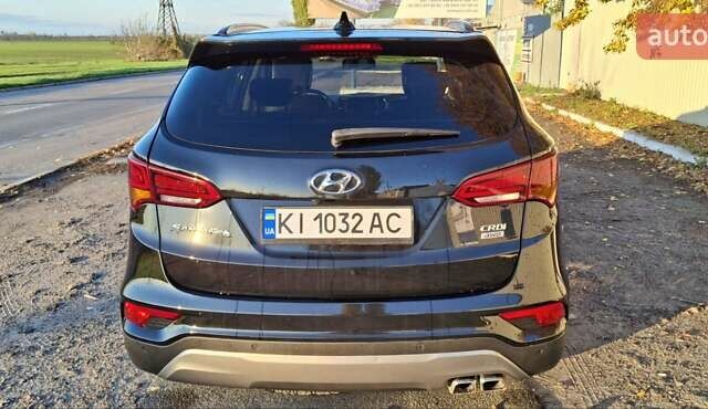 Черный Хендай Санта Фе, объемом двигателя 2.2 л и пробегом 122 тыс. км за 23500 $, фото 4 на Automoto.ua