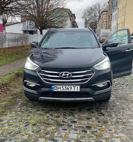 Чорний Хендай Санта Фе, об'ємом двигуна 2 л та пробігом 84 тис. км за 19446 $, фото 4 на Automoto.ua