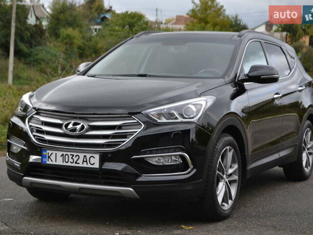 Хендай Санта Фе 2017 в Белой Церкве на Automoto.ua Черный Хендай Санта Фе, объемом двигателя 2.2 л и пробегом 122 тыс. км за 24500 $, фото 8 на Automoto.ua