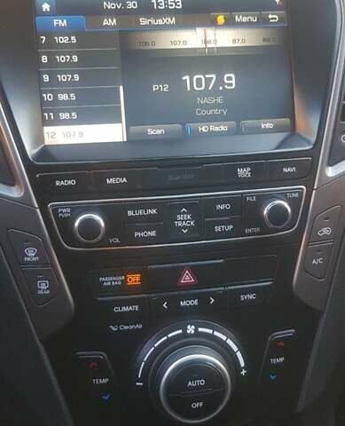 Чорний Хендай Санта Фе, об'ємом двигуна 2 л та пробігом 66 тис. км за 22800 $, фото 12 на Automoto.ua