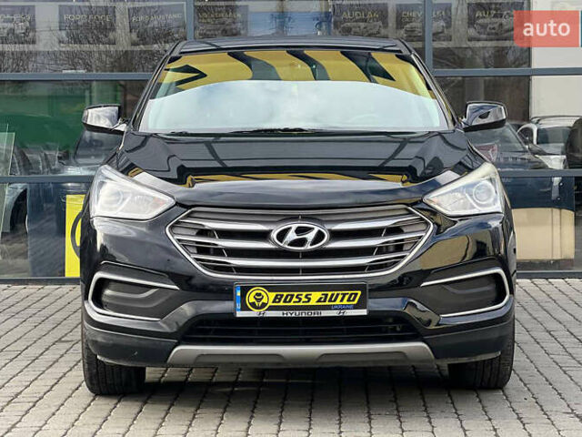 Черный Хендай Санта Фе, объемом двигателя 2.36 л и пробегом 130 тыс. км за 16300 $, фото 1 на Automoto.ua