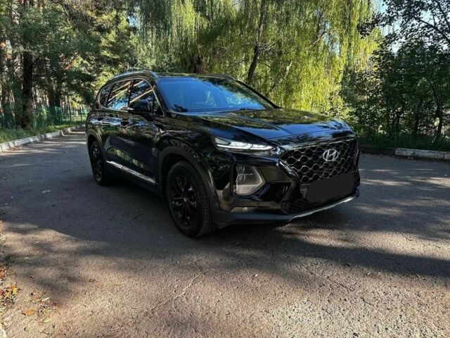 Черный Хендай Санта Фе, объемом двигателя 2 л и пробегом 120 тыс. км за 24000 $, фото 2 на Automoto.ua