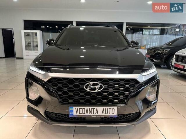 Чорний Хендай Санта Фе, об'ємом двигуна 2 л та пробігом 77 тис. км за 27500 $, фото 1 на Automoto.ua