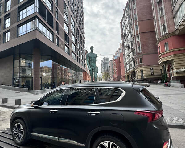 Черный Хендай Санта Фе, объемом двигателя 2.2 л и пробегом 92 тыс. км за 27000 $, фото 1 на Automoto.ua