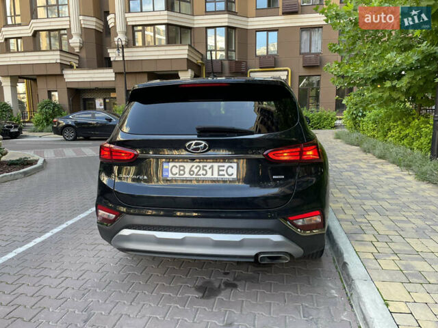 Черный Хендай Санта Фе, объемом двигателя 2.36 л и пробегом 45 тыс. км за 20500 $, фото 7 на Automoto.ua