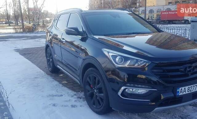 Чорний Хендай Санта Фе, об'ємом двигуна 2 л та пробігом 66 тис. км за 22800 $, фото 2 на Automoto.ua