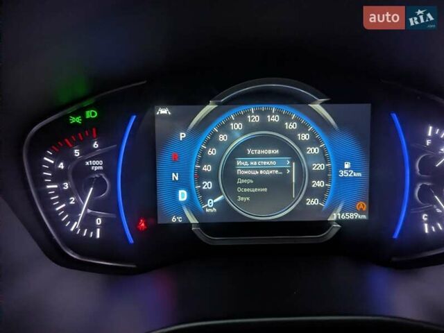 Чорний Хендай Санта Фе, об'ємом двигуна 2 л та пробігом 116 тис. км за 29700 $, фото 14 на Automoto.ua