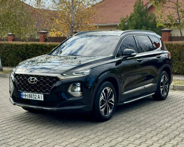 Черный Хендай Санта Фе, объемом двигателя 2 л и пробегом 102 тыс. км за 26999 $, фото 2 на Automoto.ua