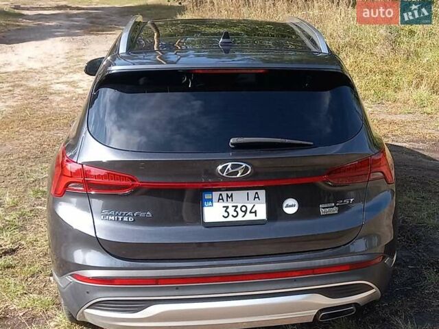 Черный Хендай Санта Фе, объемом двигателя 2.5 л и пробегом 99 тыс. км за 36000 $, фото 1 на Automoto.ua