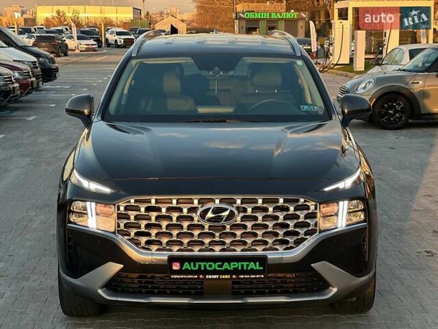 Черный Хендай Санта Фе, объемом двигателя 2.5 л и пробегом 54 тыс. км за 28990 $, фото 2 на Automoto.ua