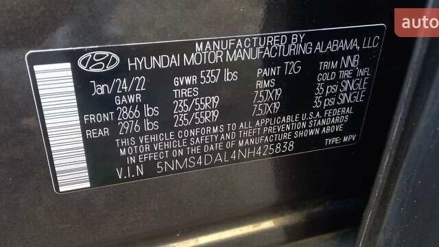 Черный Хендай Санта Фе, объемом двигателя 2.5 л и пробегом 99 тыс. км за 36000 $, фото 34 на Automoto.ua