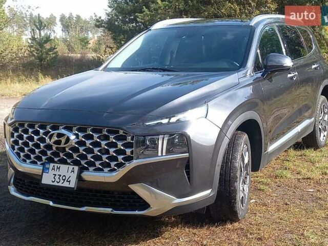 Черный Хендай Санта Фе, объемом двигателя 2.5 л и пробегом 99 тыс. км за 36000 $, фото 4 на Automoto.ua