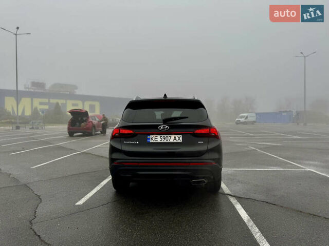 Черный Хендай Санта Фе, объемом двигателя 2.5 л и пробегом 101 тыс. км за 31500 $, фото 6 на Automoto.ua