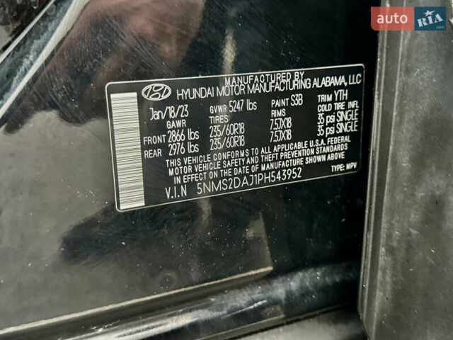 Черный Хендай Санта Фе, объемом двигателя 2.5 л и пробегом 101 тыс. км за 31500 $, фото 26 на Automoto.ua