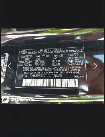 Черный Хендай Санта Фе, объемом двигателя 0 л и пробегом 15 тыс. км за 35000 $, фото 6 на Automoto.ua