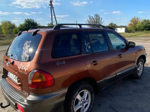 Коричневий Хендай Санта Фе, об'ємом двигуна 2 л та пробігом 250 тис. км за 3700 $, фото 3 на Automoto.ua