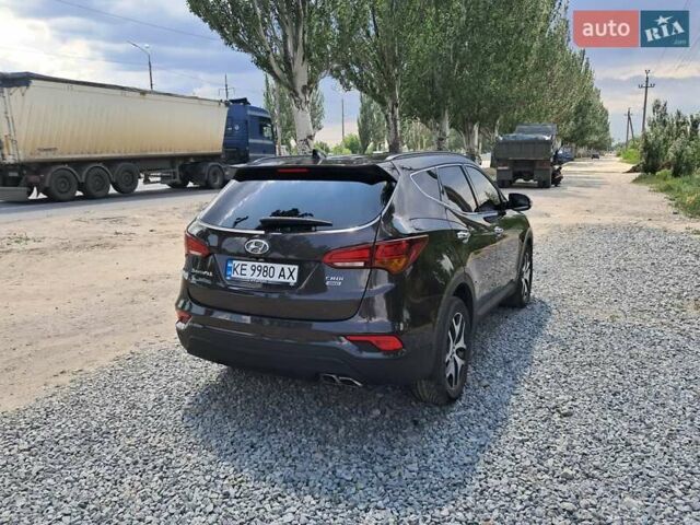 Коричневый Хендай Санта Фе, объемом двигателя 2.2 л и пробегом 132 тыс. км за 22500 $, фото 3 на Automoto.ua