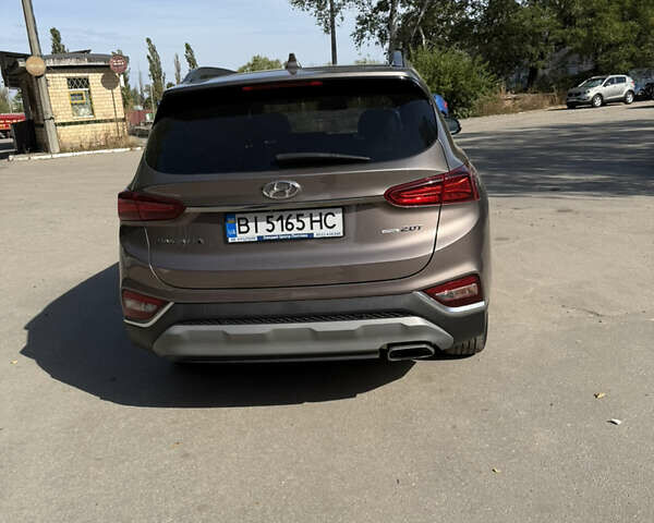 Коричневый Хендай Санта Фе, объемом двигателя 2 л и пробегом 50 тыс. км за 27200 $, фото 4 на Automoto.ua