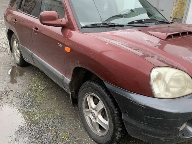 Красный Хендай Санта Фе, объемом двигателя 2 л и пробегом 400 тыс. км за 3300 $, фото 3 на Automoto.ua