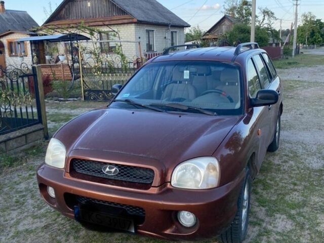 Красный Хендай Санта Фе, объемом двигателя 2 л и пробегом 320 тыс. км за 2300 $, фото 2 на Automoto.ua