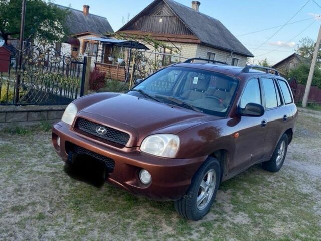 Красный Хендай Санта Фе, объемом двигателя 2 л и пробегом 320 тыс. км за 2300 $, фото 3 на Automoto.ua