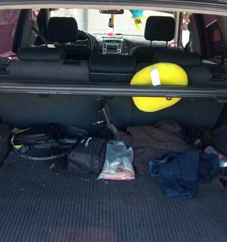 Красный Хендай Санта Фе, объемом двигателя 2.2 л и пробегом 243 тыс. км за 8500 $, фото 17 на Automoto.ua