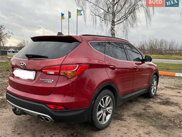 Красный Хендай Санта Фе, объемом двигателя 2.2 л и пробегом 170 тыс. км за 16000 $, фото 3 на Automoto.ua
