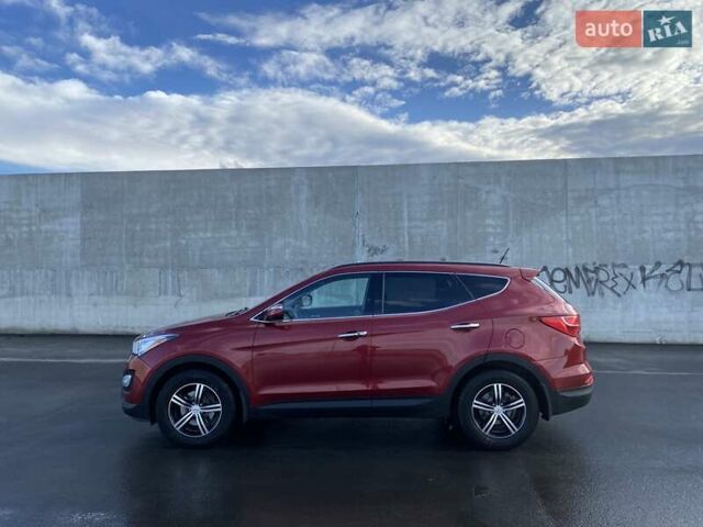 Красный Хендай Санта Фе, объемом двигателя 2 л и пробегом 59 тыс. км за 13500 $, фото 6 на Automoto.ua