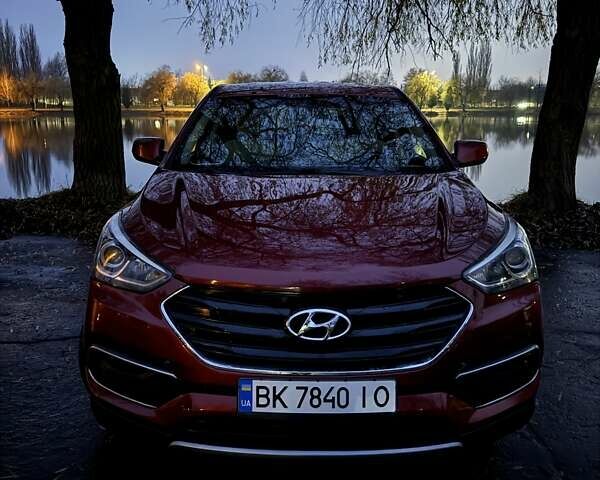 Красный Хендай Санта Фе, объемом двигателя 2.36 л и пробегом 194 тыс. км за 13500 $, фото 1 на Automoto.ua