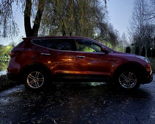 Красный Хендай Санта Фе, объемом двигателя 2.36 л и пробегом 194 тыс. км за 13500 $, фото 6 на Automoto.ua