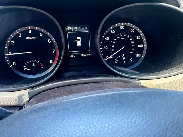 Красный Хендай Санта Фе, объемом двигателя 2.4 л и пробегом 91 тыс. км за 17000 $, фото 4 на Automoto.ua