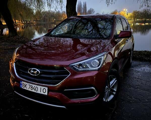 Красный Хендай Санта Фе, объемом двигателя 2.36 л и пробегом 194 тыс. км за 13500 $, фото 2 на Automoto.ua