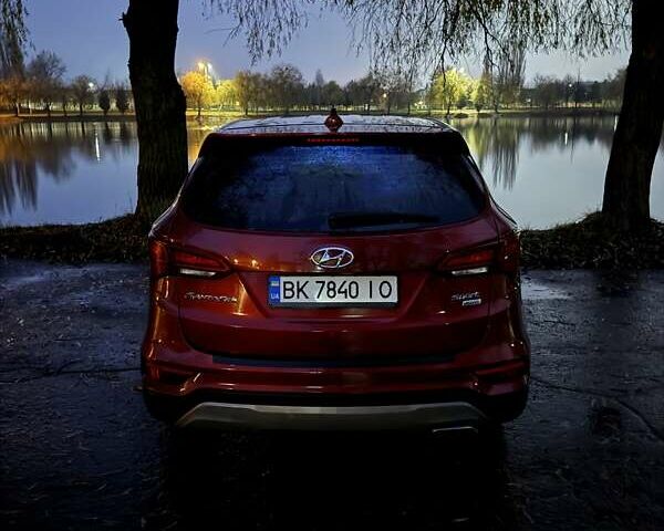 Красный Хендай Санта Фе, объемом двигателя 2.36 л и пробегом 194 тыс. км за 13500 $, фото 4 на Automoto.ua