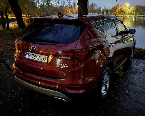 Красный Хендай Санта Фе, объемом двигателя 2.36 л и пробегом 194 тыс. км за 13500 $, фото 5 на Automoto.ua