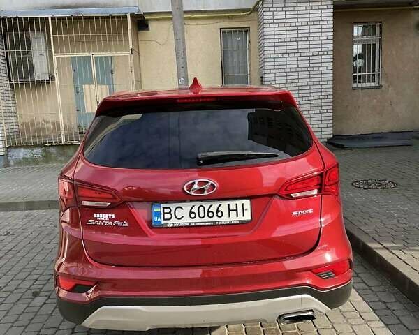Красный Хендай Санта Фе, объемом двигателя 2.4 л и пробегом 135 тыс. км за 15000 $, фото 4 на Automoto.ua