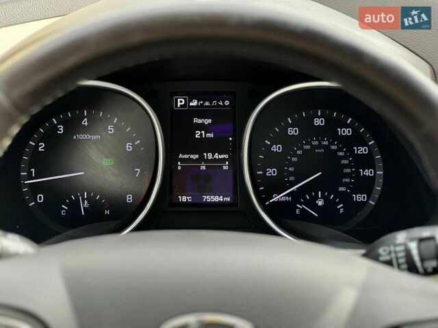 Красный Хендай Санта Фе, объемом двигателя 2 л и пробегом 125 тыс. км за 18800 $, фото 10 на Automoto.ua